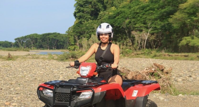 Adventure seekers on ATV tour in Manuel Antonio Costa Rica